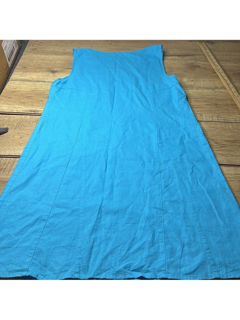 Women’s Kim Rogers Linen Blend Sheath Dress Size Medium - Picture 4 of 7
